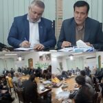 حضورمهندس آشتاب مدیرکل تعاون،کار و  رفاه اجتماعی استان قم در دفتر کانون هماهنگی شوراهای اسلامی کار استان قم